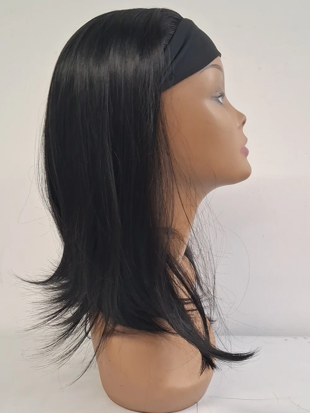 NWT Black Headband Wig - Sleek Straight Women’s Hair